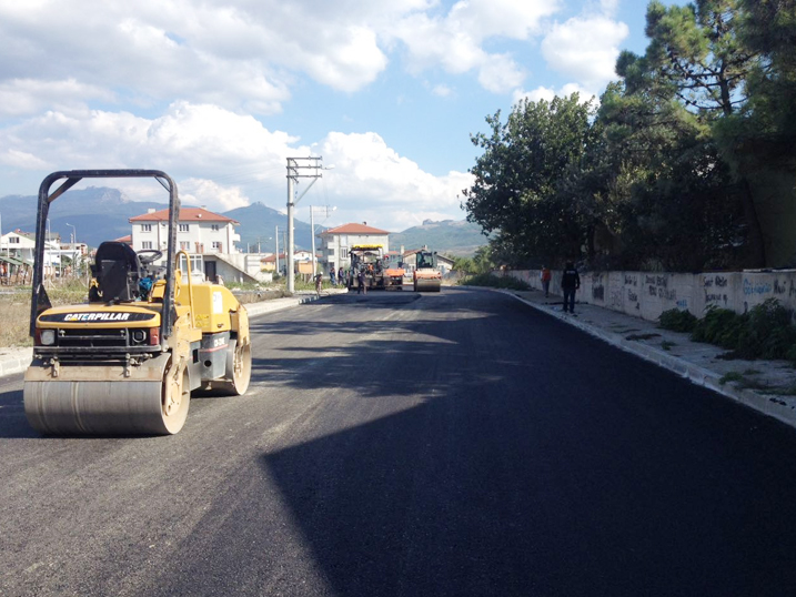 Geyve Municipality Road Construction with Hot Asphalt