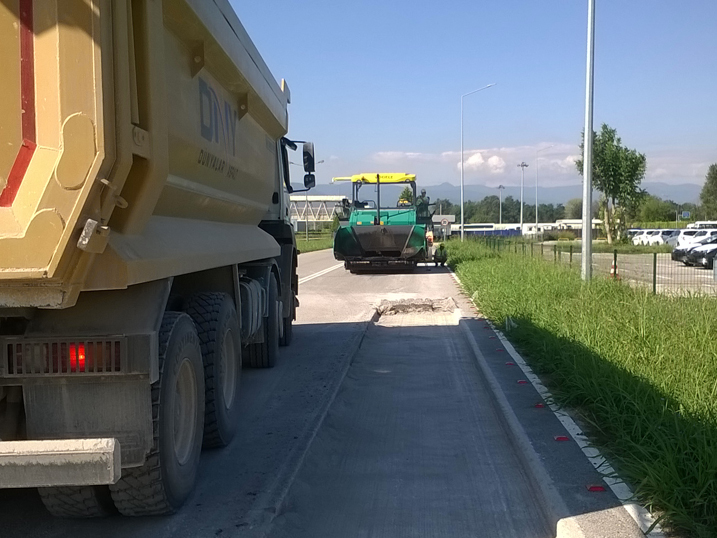 Raising the Binder, Wear Layer, Waste Water, Rain Water, Natural Gas Caps to the Road Level